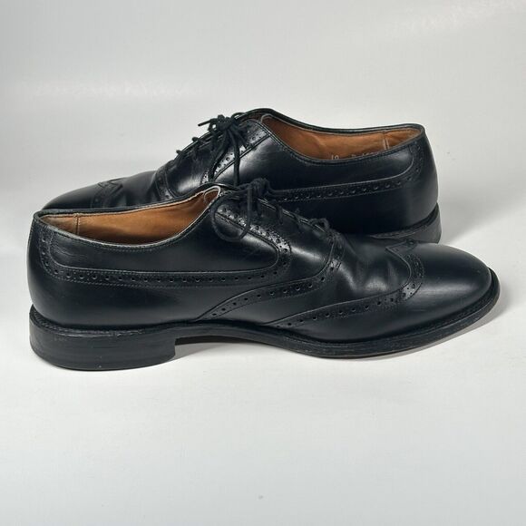 Allen Edmonds Men’s 10 D Birmingham Leather Oxford WingTip Dress Shoes Black main image 15